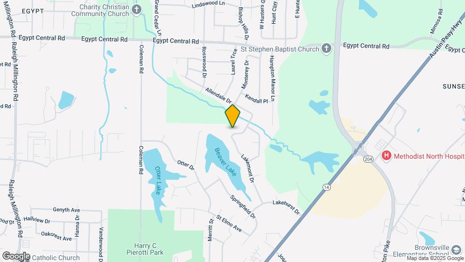 4036 N Lake Forest Dr Map and Location Details