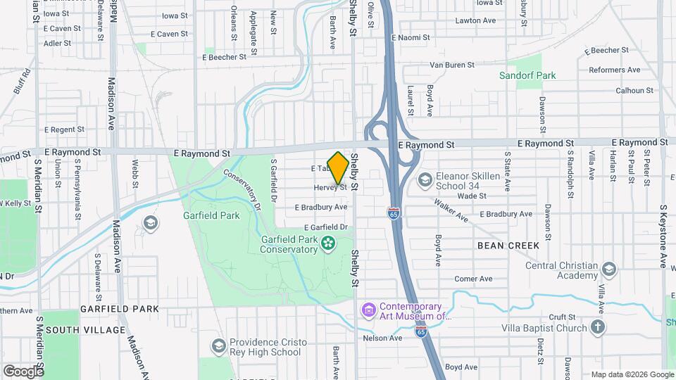 1041 Hervey St Map and Location Details