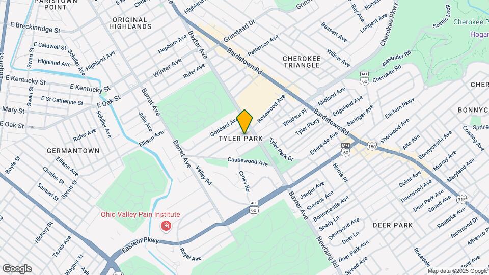 1522 Rosewood Ave Map and Location Details