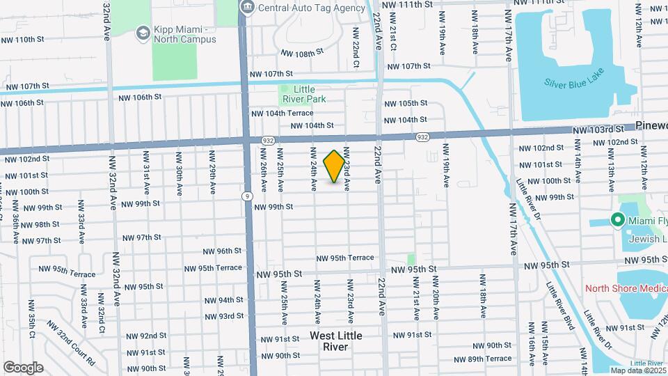 2355 NW 99th Terrace Map and Location Details