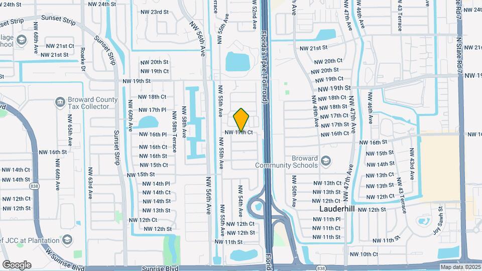 5320 NW 17th Ct Map and Location Details