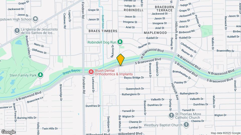 6243 S Braeswood Blvd Map and Location Details