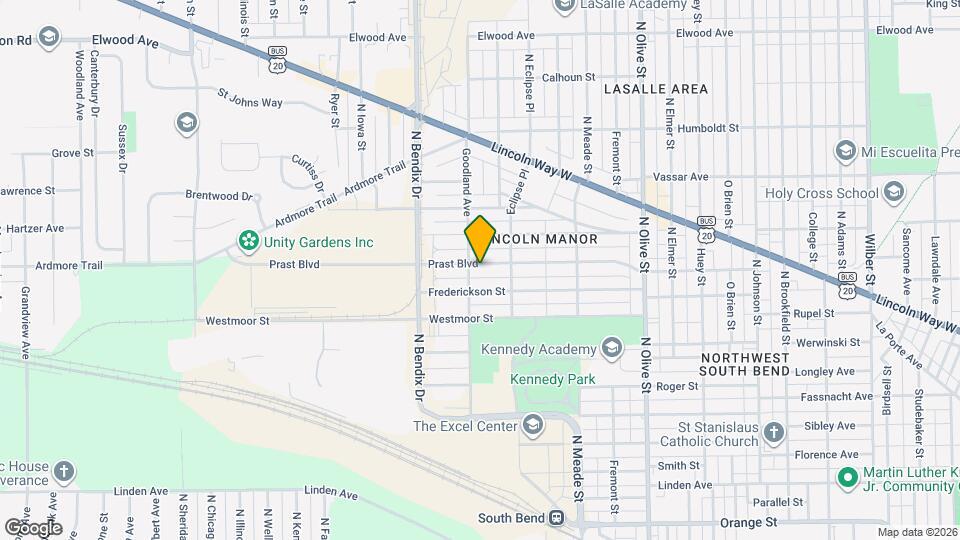 2914 Prast Blvd Map and Location Details