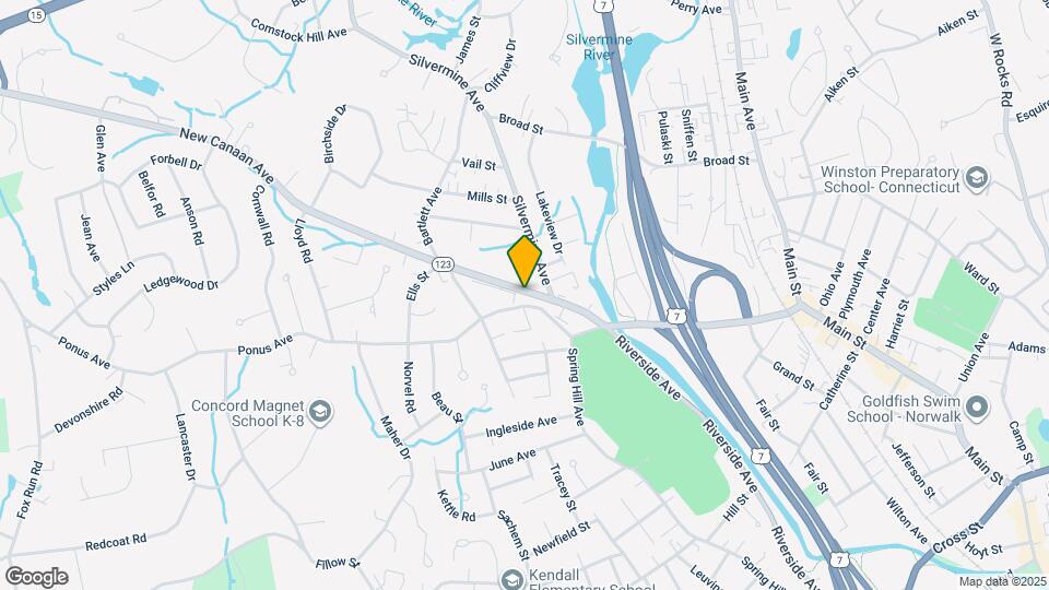 95 New Canaan Ave Map and Location Details