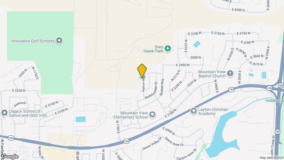 3327 Falcon Way Map and Location Details