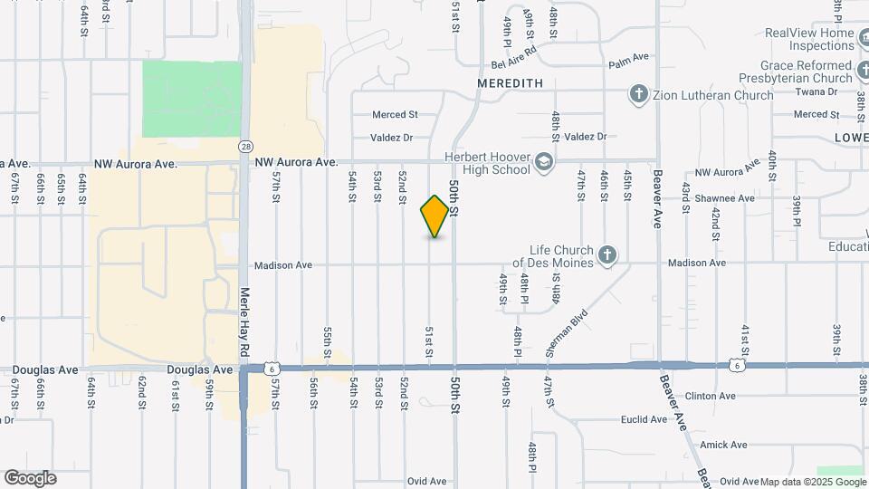 4021 51st St Map and Location Details