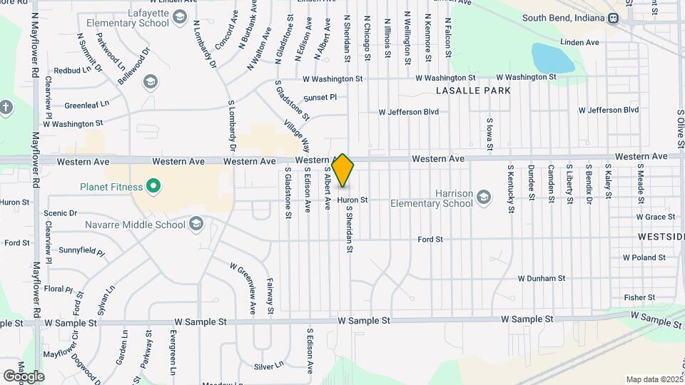 445 S Sheridan St Map and Location Details