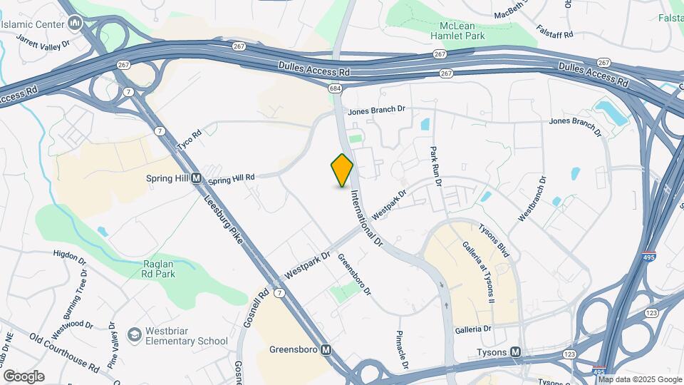 8350 Greensboro Dr, Unit 102 Mapa y Detalles de la Ubicación