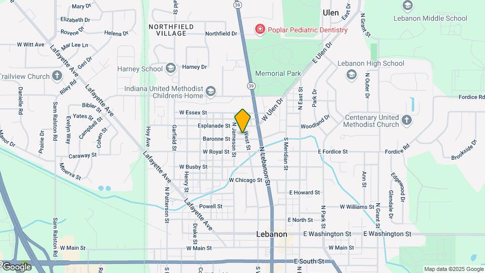 906 N West St, Unit 2 Map and Location Details