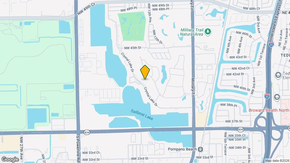 4040 Crystal Lake Dr Map and Location Details