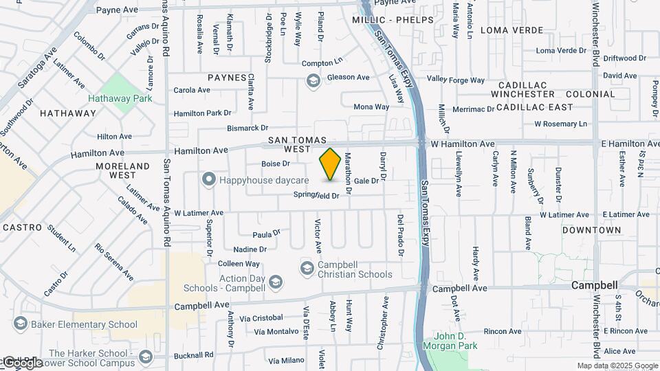 962 Gale Dr Map and Location Details