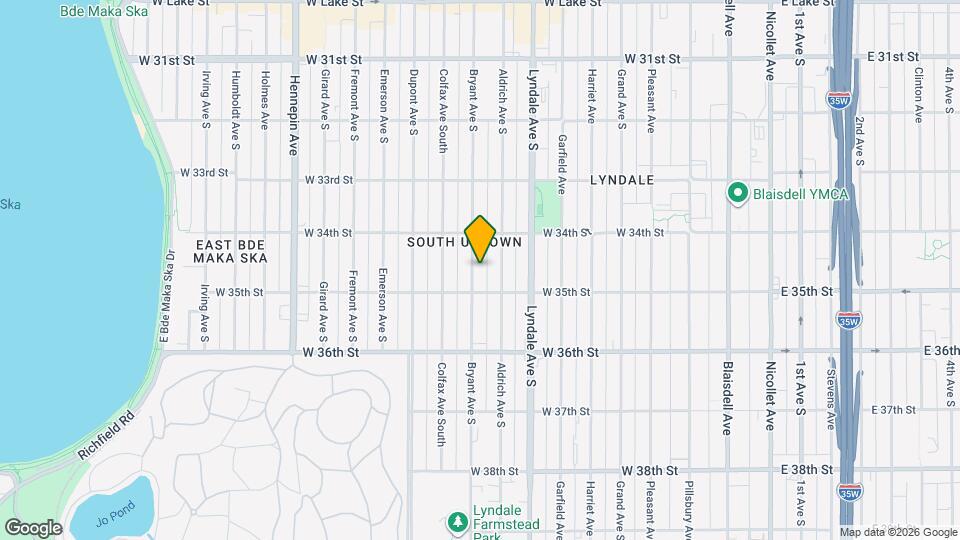 3433 Bryant Ave S Map and Location Details