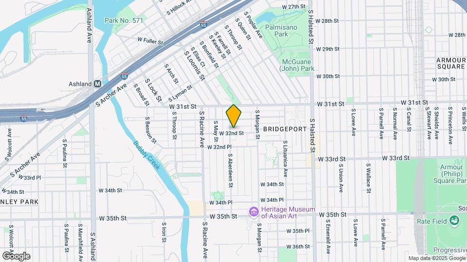 1052 W 32nd St Map and Location Details