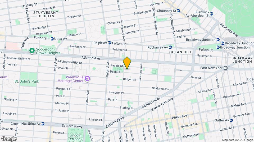 DEAN STREET Mapa y Detalles de la Ubicación