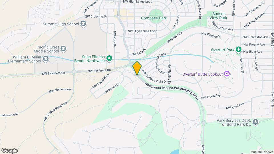 115 Northwest Mount Washington Drive Mapa y Detalles de la Ubicación