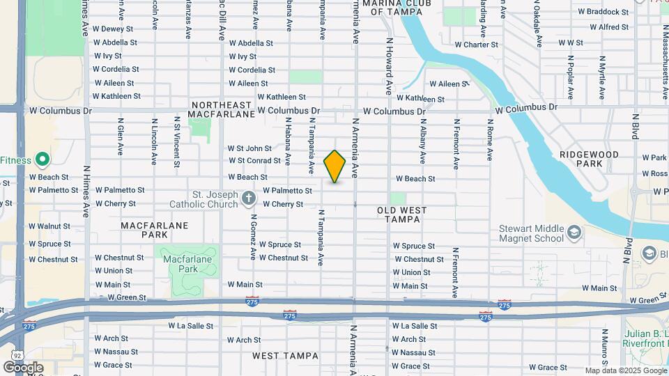 2527 W Palmetto St Map and Location Details