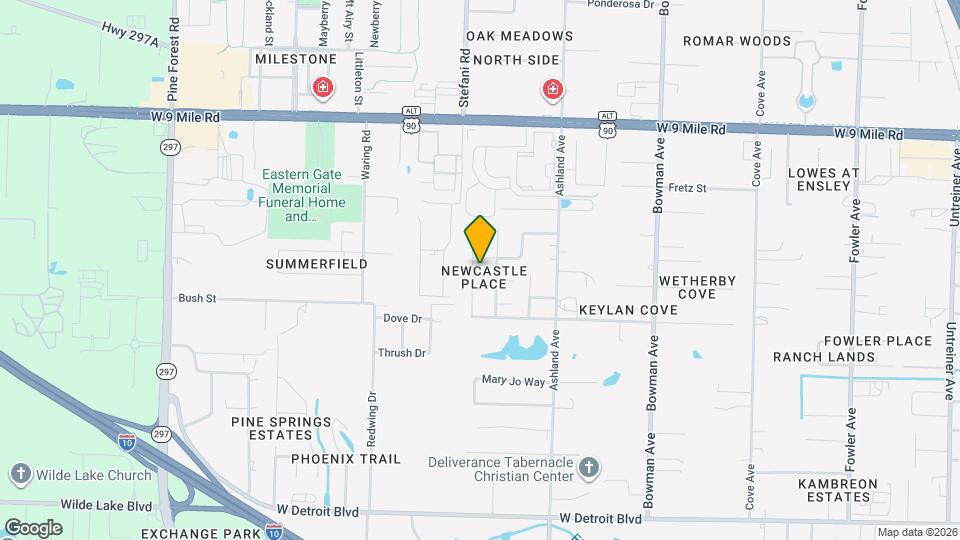 8932 Abbington Dr Map and Location Details