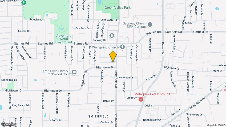 7848 Hidden Oaks Dr Map and Location Details