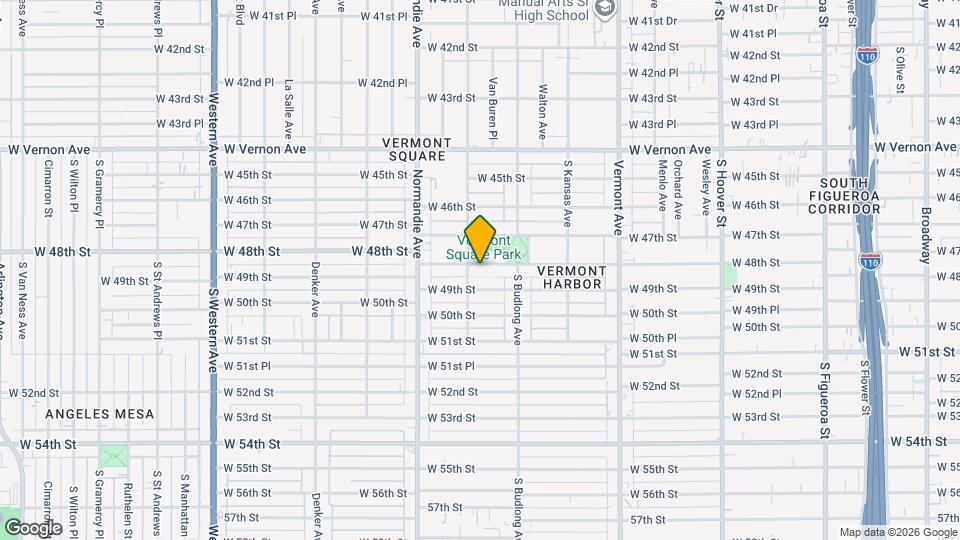 1246 W 48th St Map and Location Details