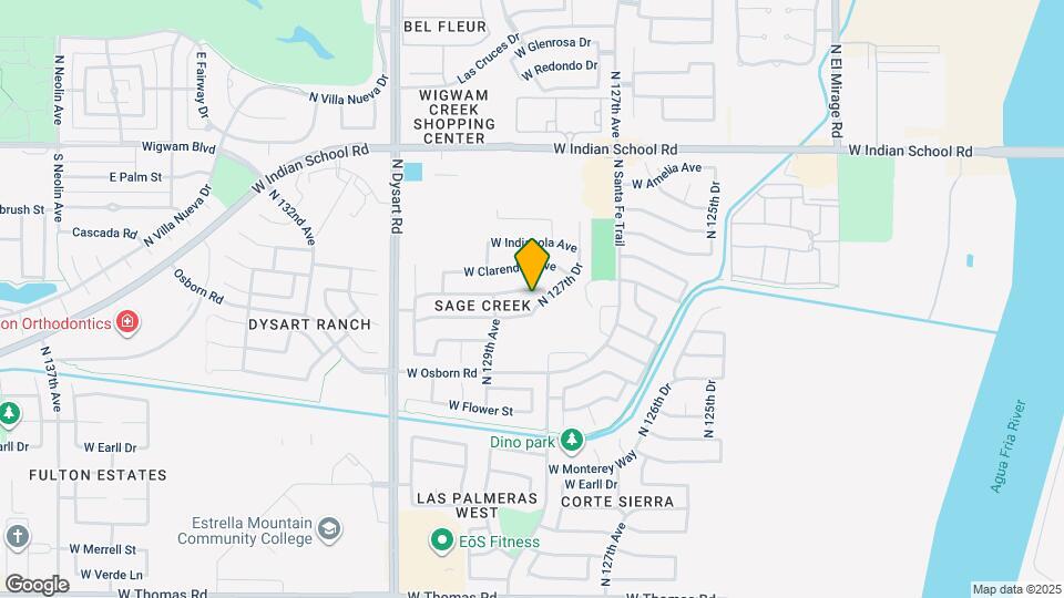 12821 W Weldon Ave Map and Location Details