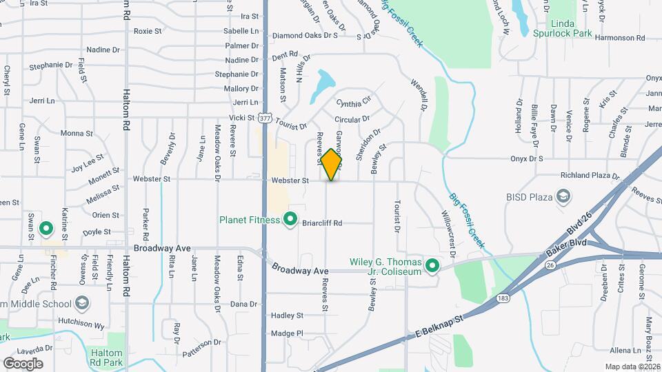 5800 Webster St Map and Location Details