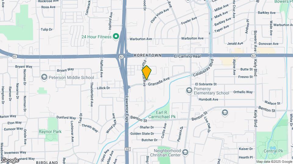 3696 Flora Vista Ave Map and Location Details