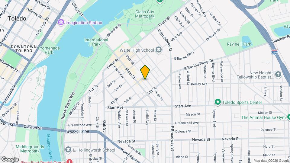 414 Platt St Mapa y Detalles de la Ubicación