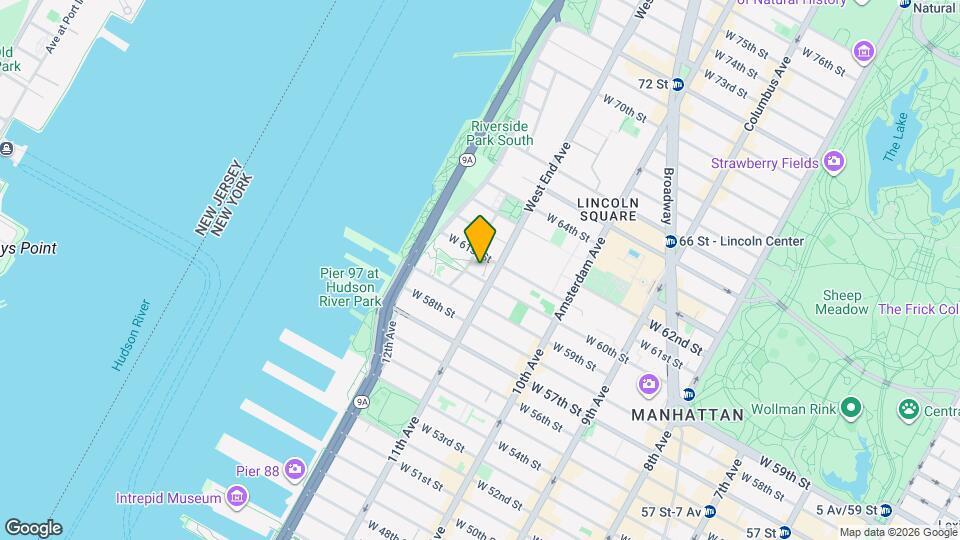 21 West End Ave Map and Location Details