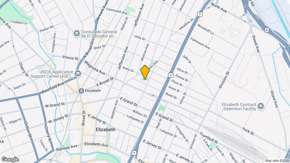 1057 Bond St Map and Location Details