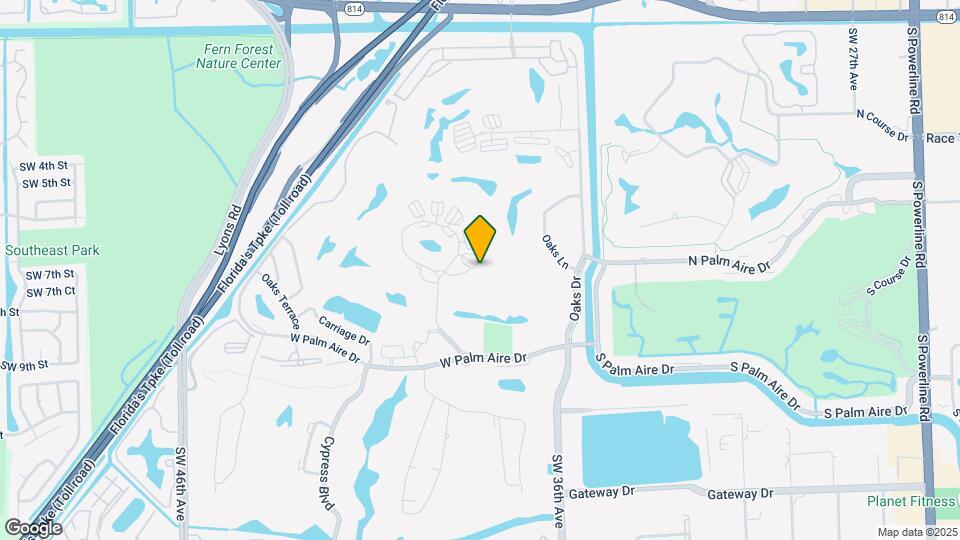 3800 Oaks Clubhouse Dr Map and Location Details