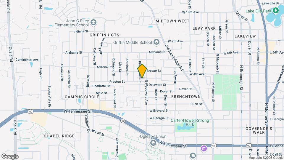 916 Preston St, Unit A Map and Location Details