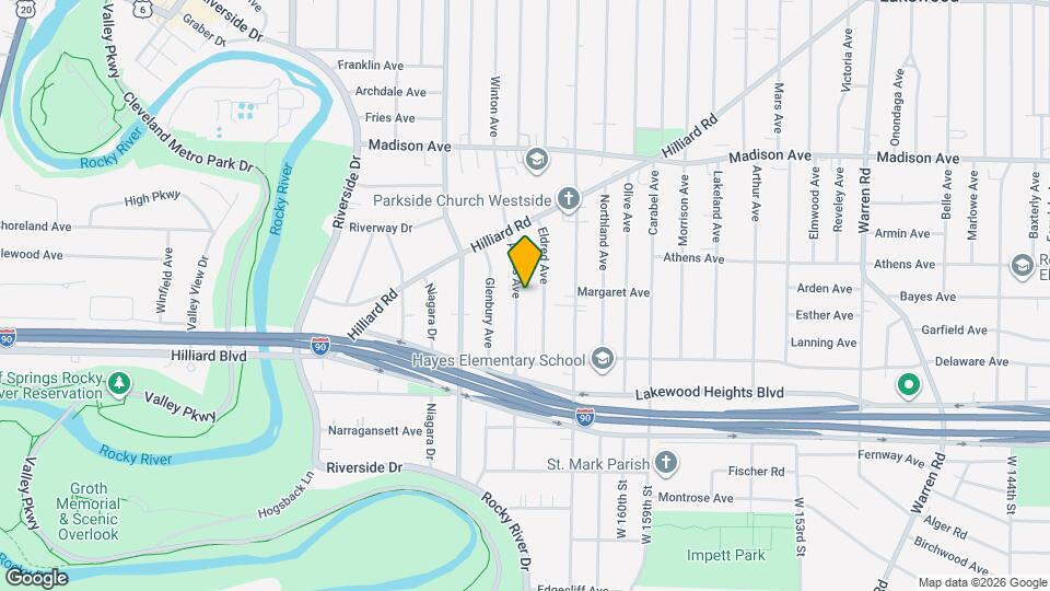 2163 Atkins Avenue, Unit Lower Map and Location Details
