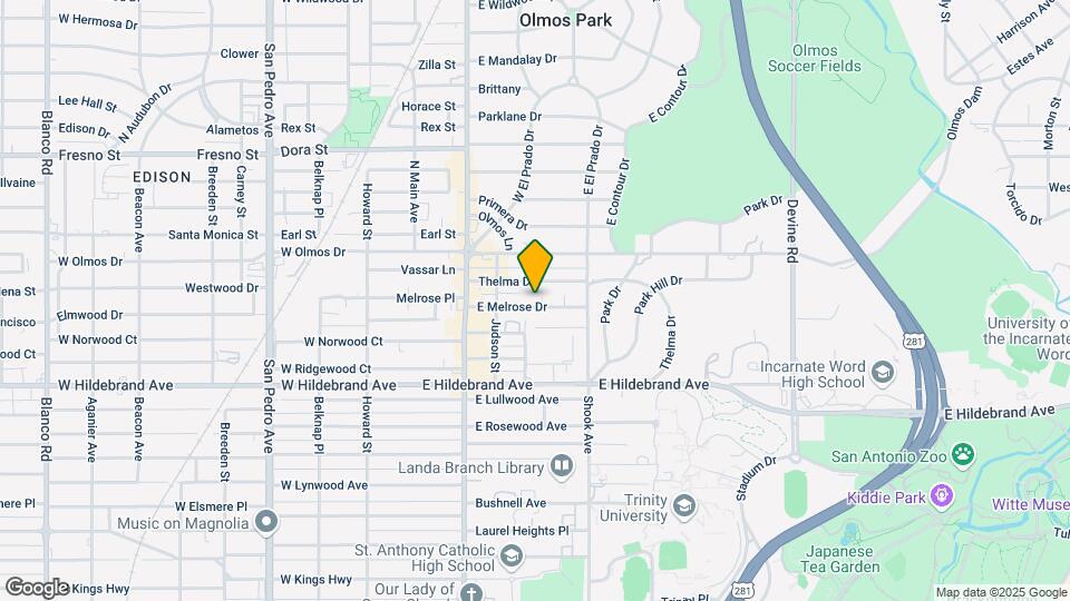 307 E Melrose Pl Map and Location Details