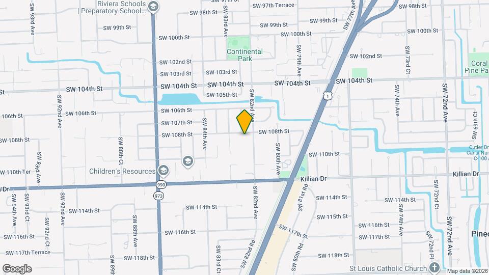 8250 SW 108th St Map and Location Details