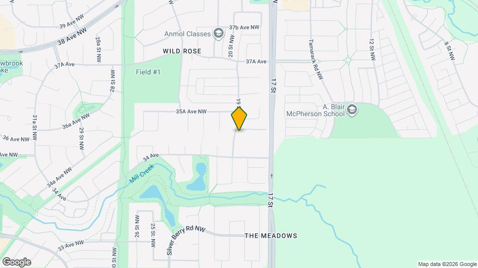 3425-319 19 St NW Map and Location Details