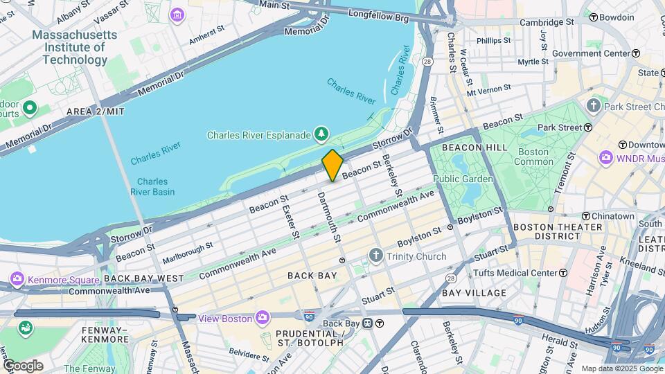 239 Beacon St, Unit 12D Map and Location Details