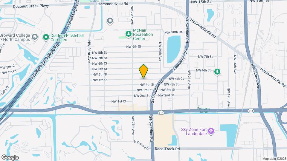 2580 NW 4th Ct Map and Location Details