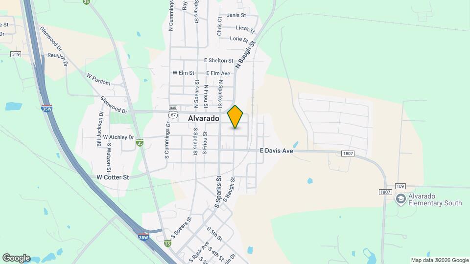 209 S Baugh St Map and Location Details