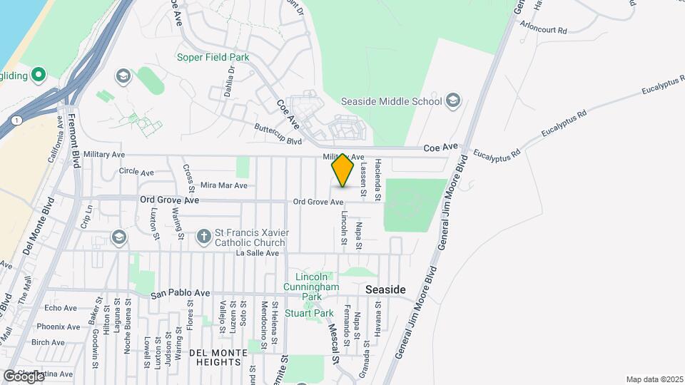 1790 Eucalyptus Ave Map and Location Details