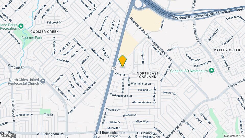 2725 Henson Ln Map and Location Details