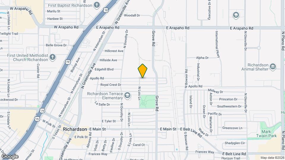 522 Apollo Rd Map and Location Details