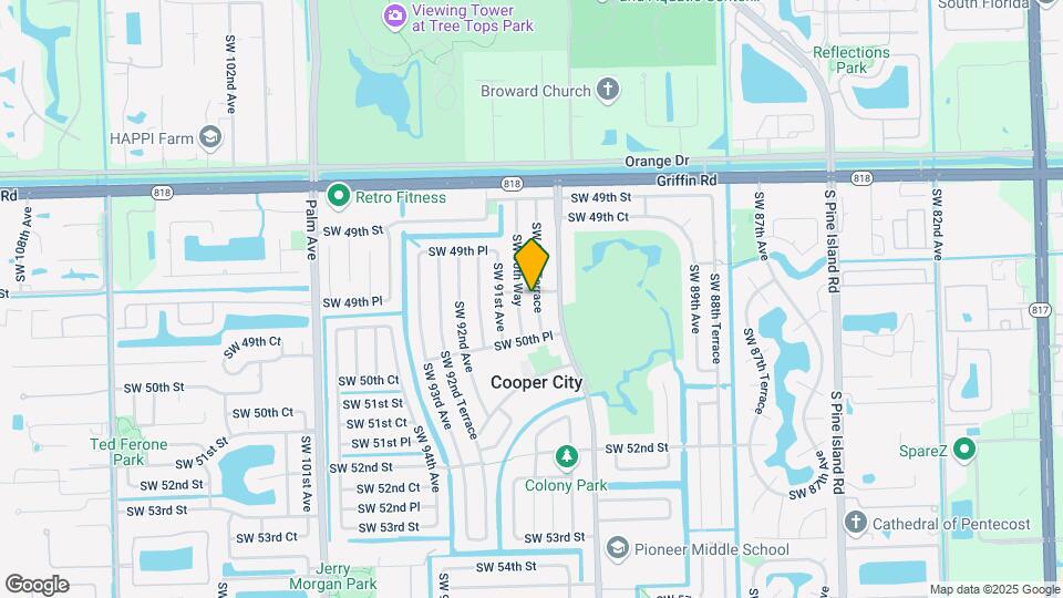 5001 SW 90th Terrace Map and Location Details