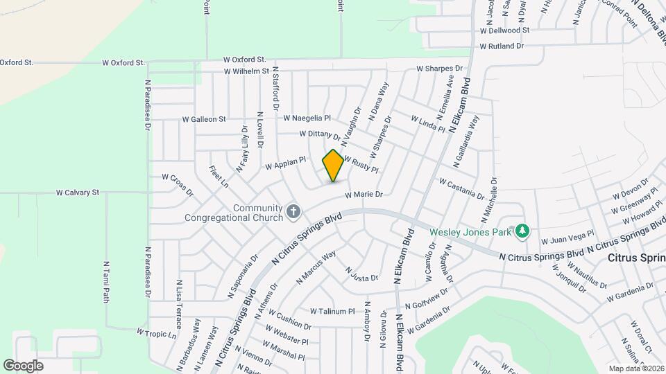 3286 W Crandon Dr Mapa y Detalles de la Ubicación