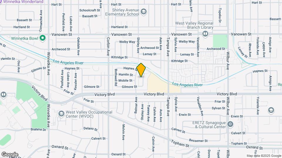 6501 Shirley Ave Map and Location Details