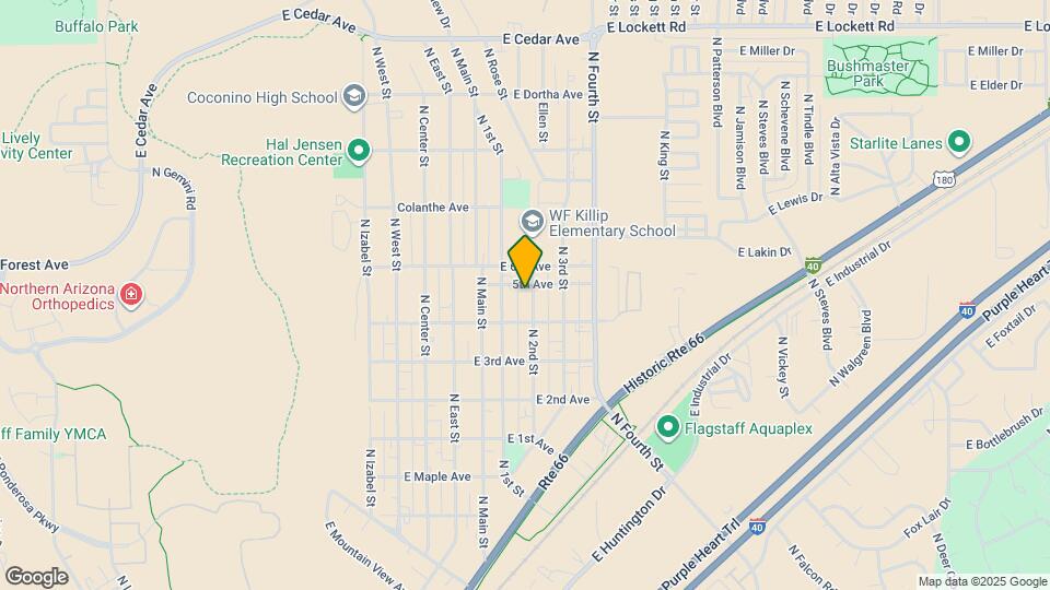 2121 N 2nd St Map and Location Details