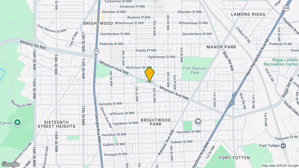 514 Missouri Ave NW Map and Location Details