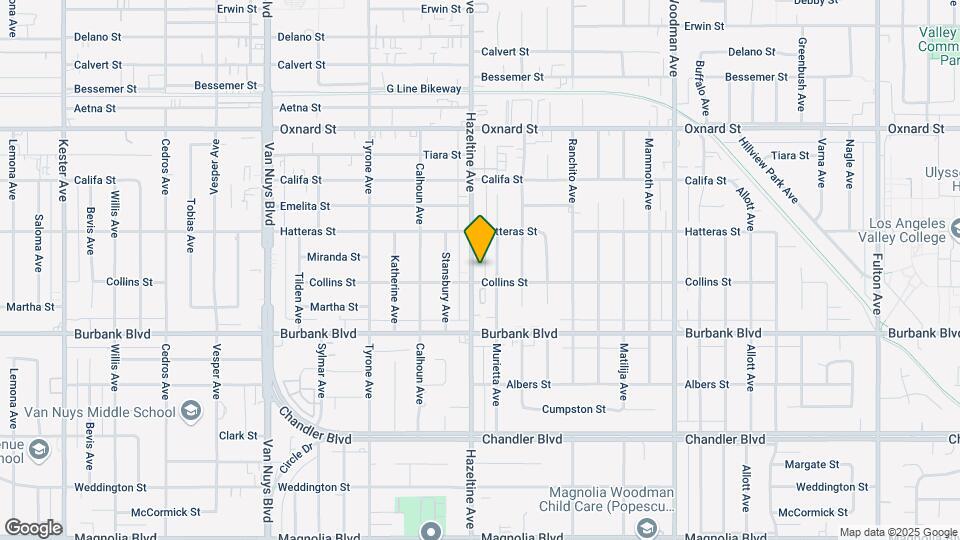 5700 Hazeltine Ave Map and Location Details