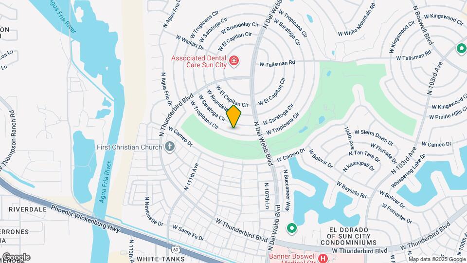10943 W Tropicana Cir Map and Location Details