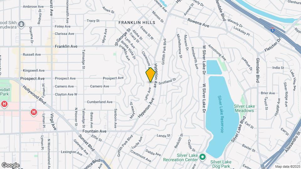 2214 Lyric Ave Map and Location Details