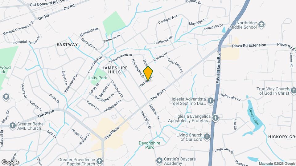 6618 Hartsell Pl Map and Location Details